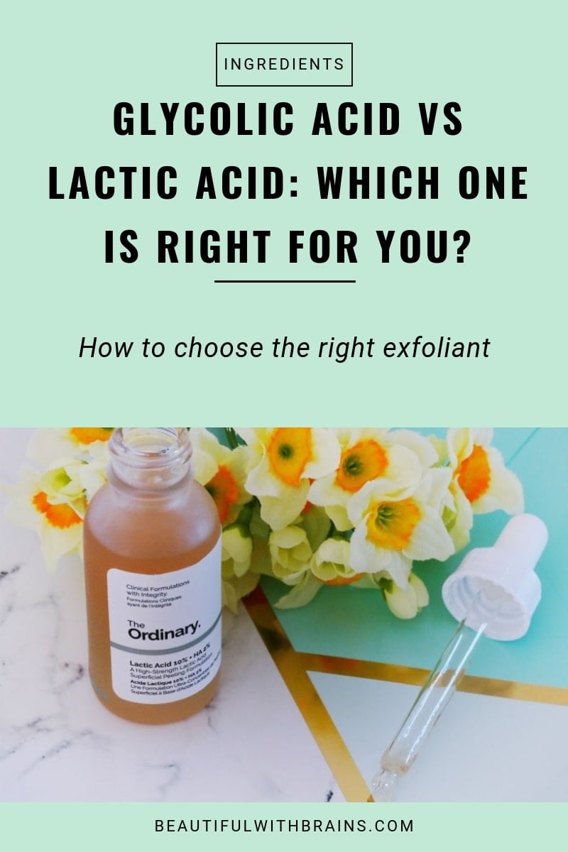 lactic acid vs glycolic acid - which one is right for you?