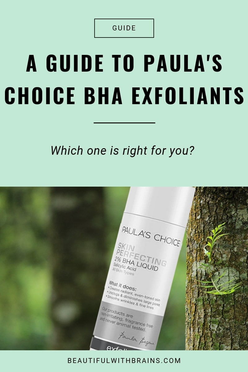 all Paula's choice bha exfoliants