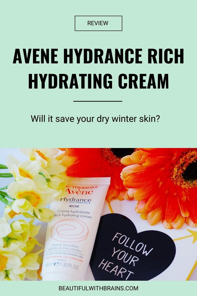 Avene Hydrance Rich Hydrating Cream review