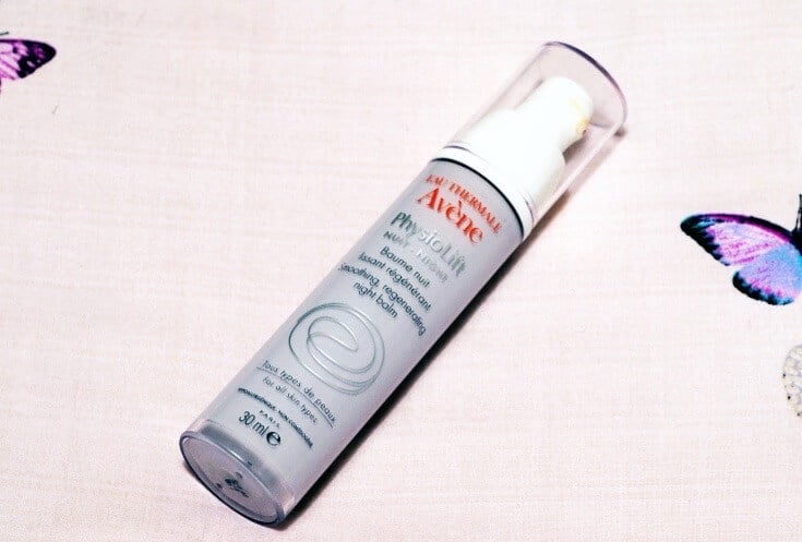 avene physiolift night smoothing regenerating balm review