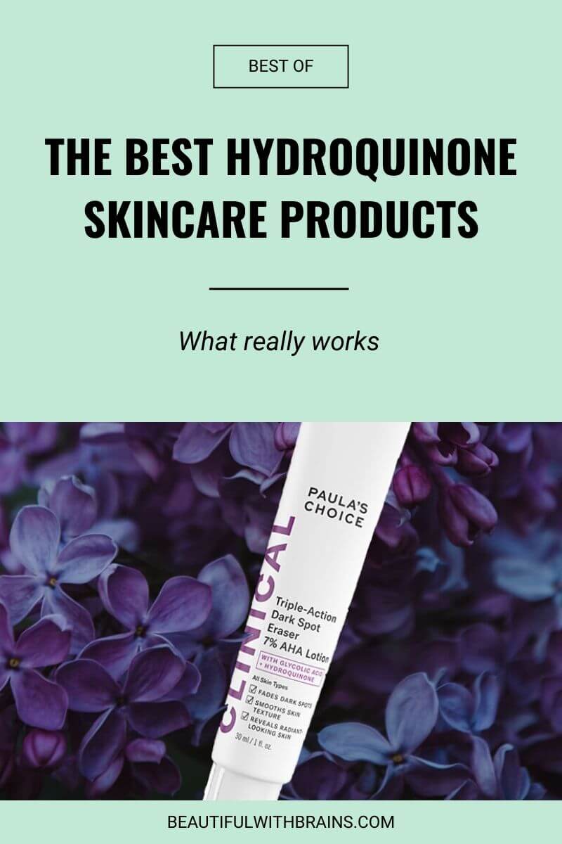 best skincare products with hydroquinone