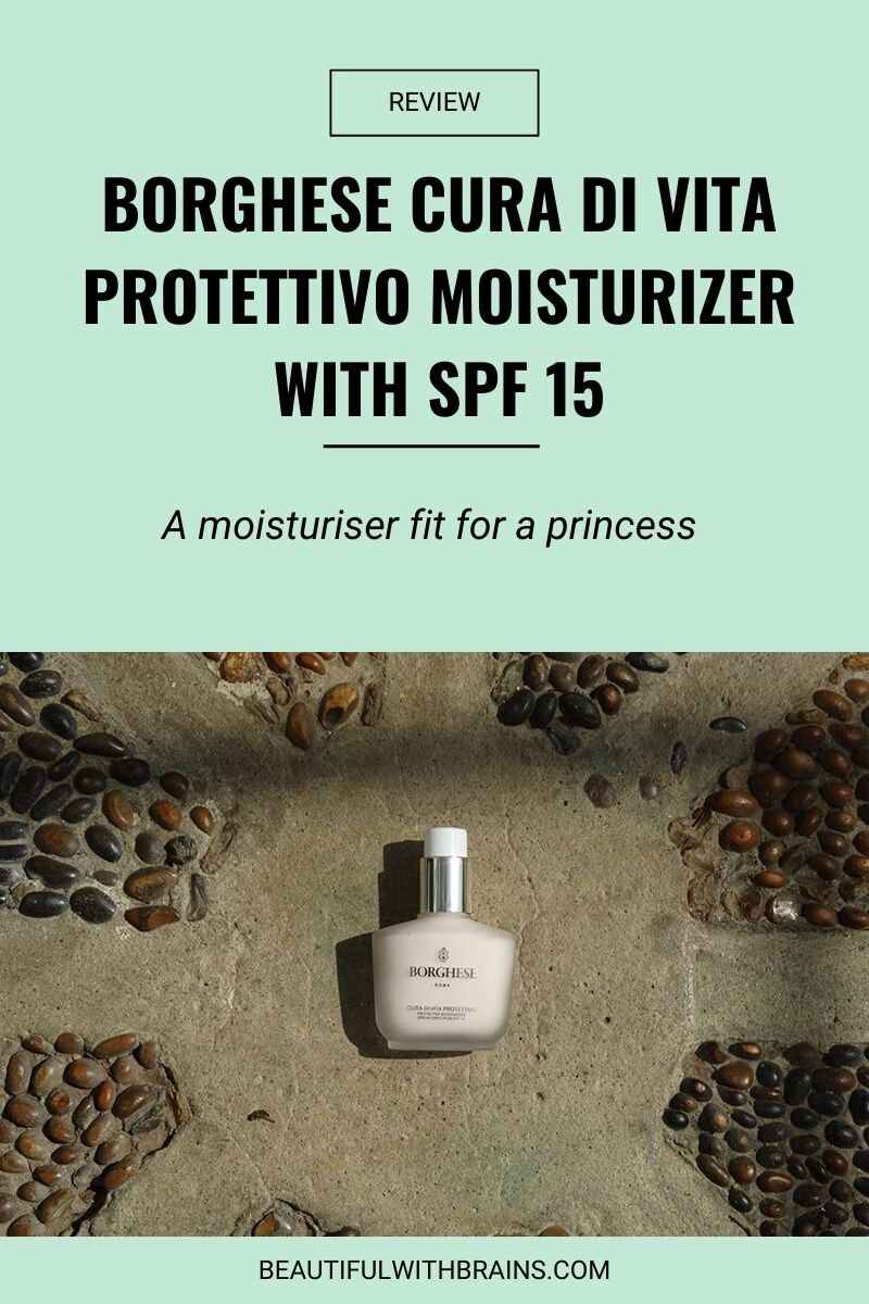 Borghese Cura Di Vita Protettivo Moisturizer With SPF 15 review