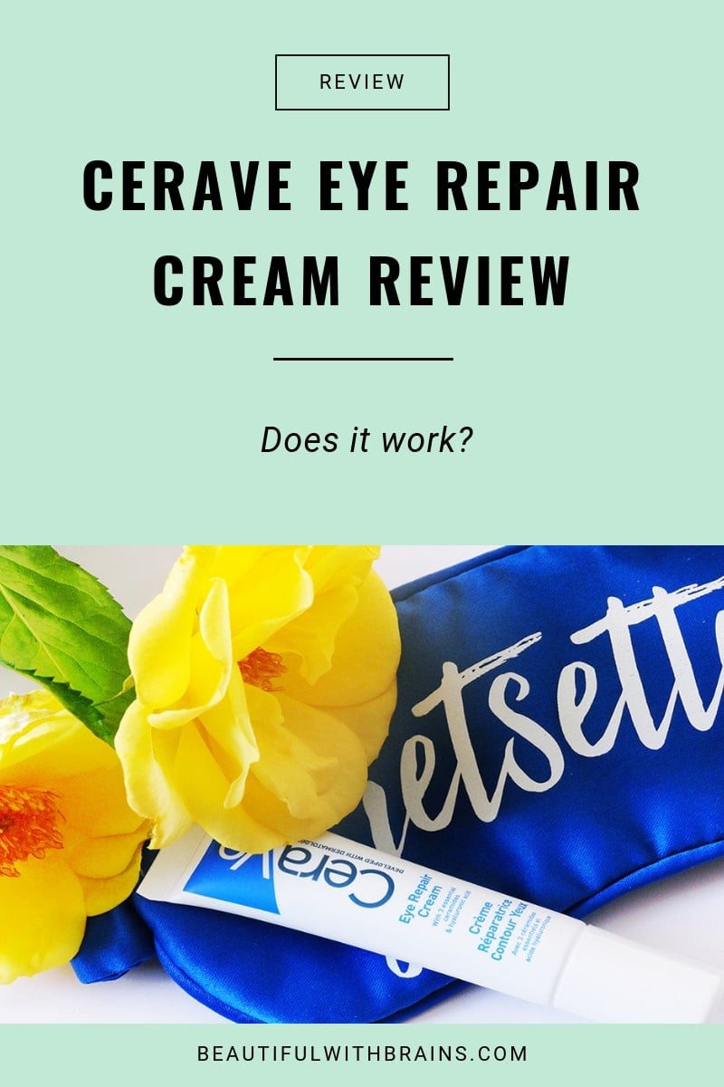 cerave eye repair cream review