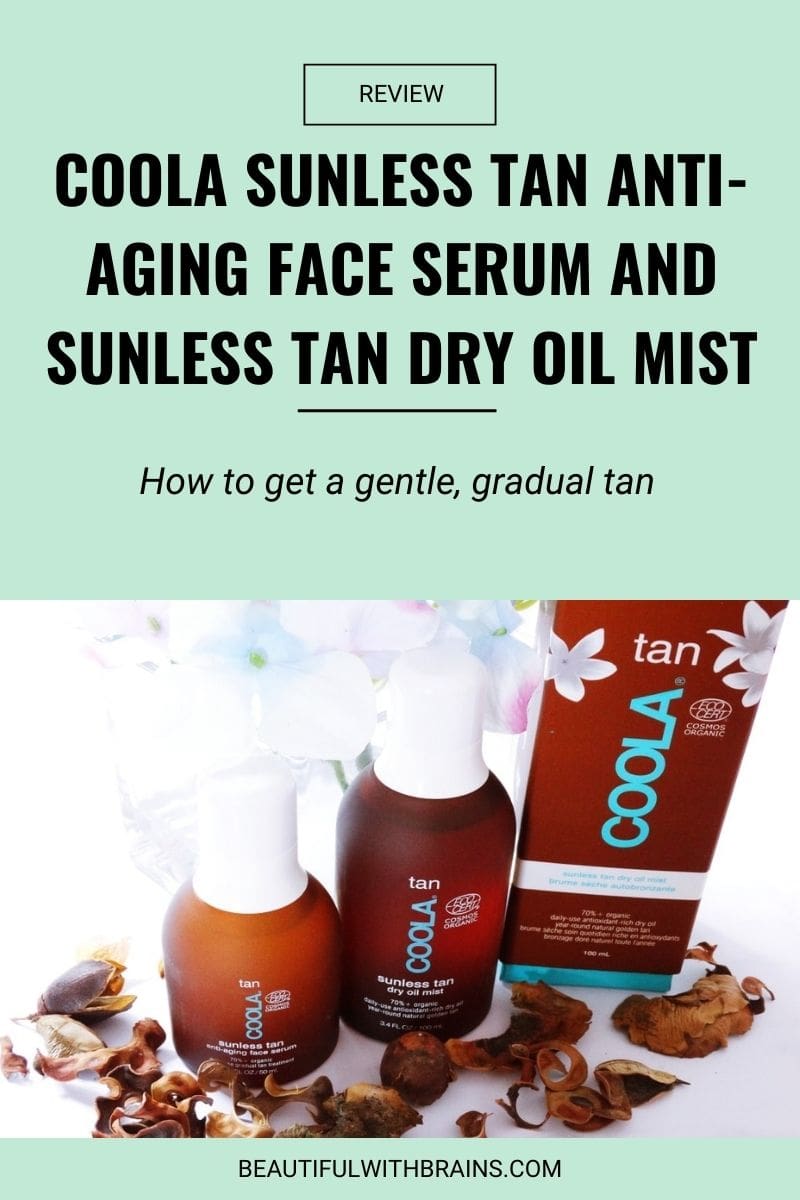 Coola Sunless Tan Anti-Aging Face Serum and Sunless Tan Dry Oil Mist review