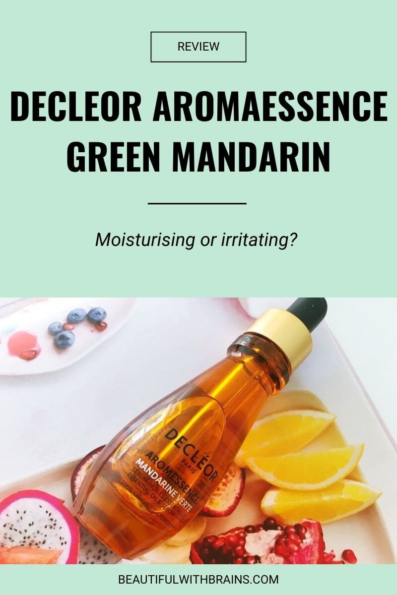 decleor aromaessence green mandarin review