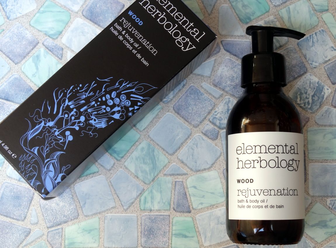 elemental herbology wood rejuvenation bath and body oil