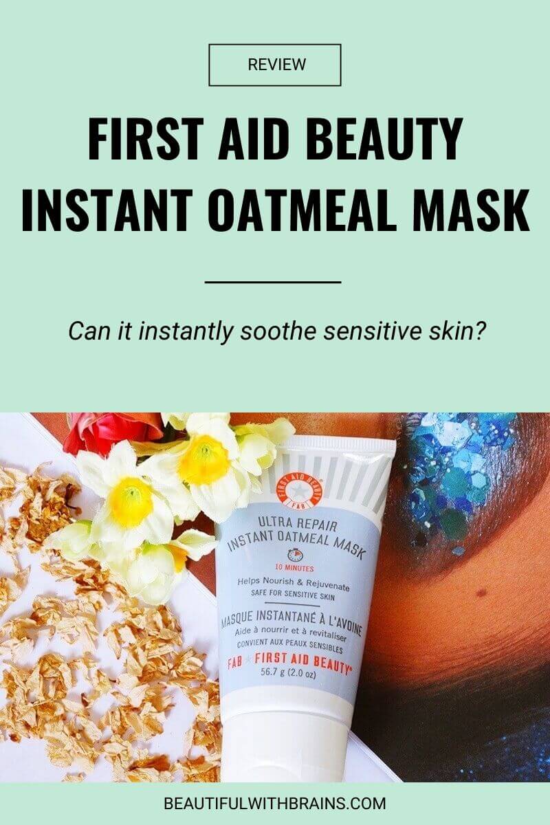 first aid beauty instant oatmeal mask review