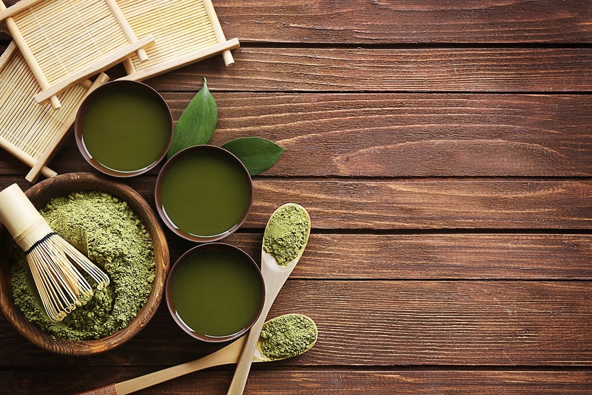 green tea in skincare