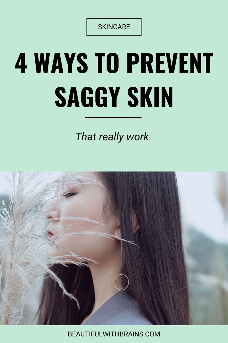 how to prevent saggy skin