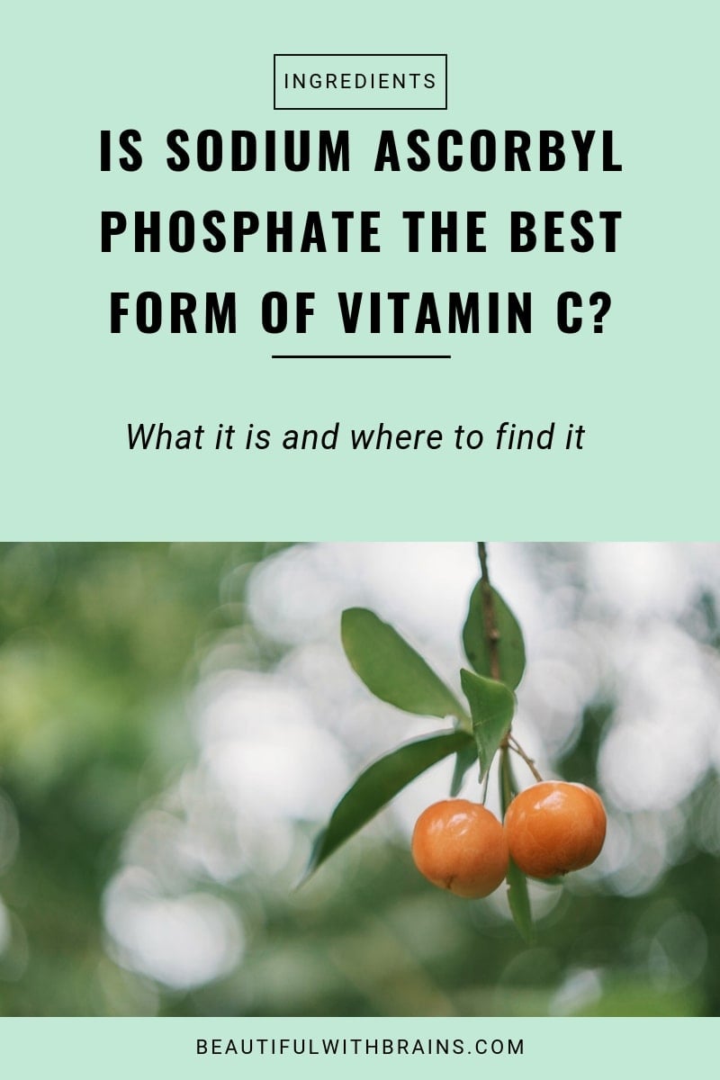 is sodium ascorbyl phosphate an effective form of vitamin C?