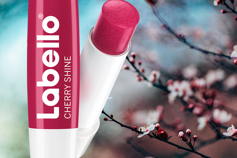 labello cherry shine lip balm review