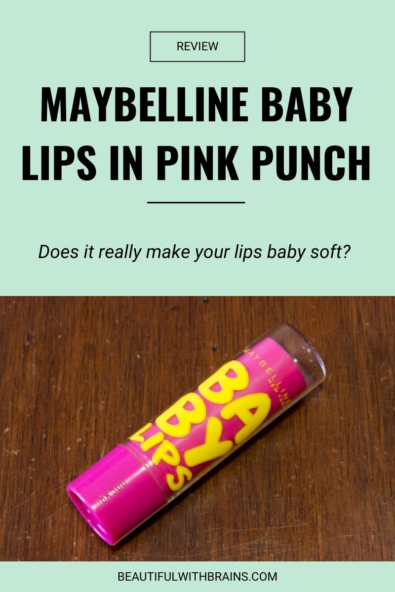 maybelline baby lips in pink punch review