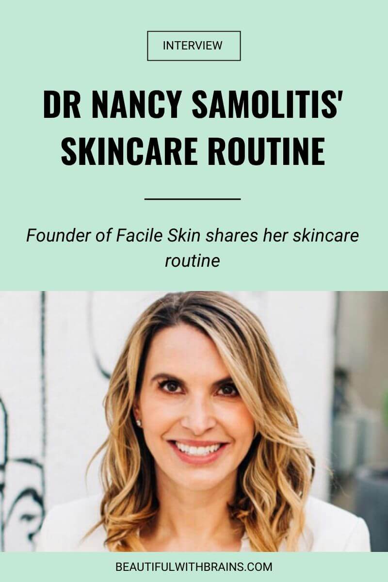 nancy samolitis skincare routine