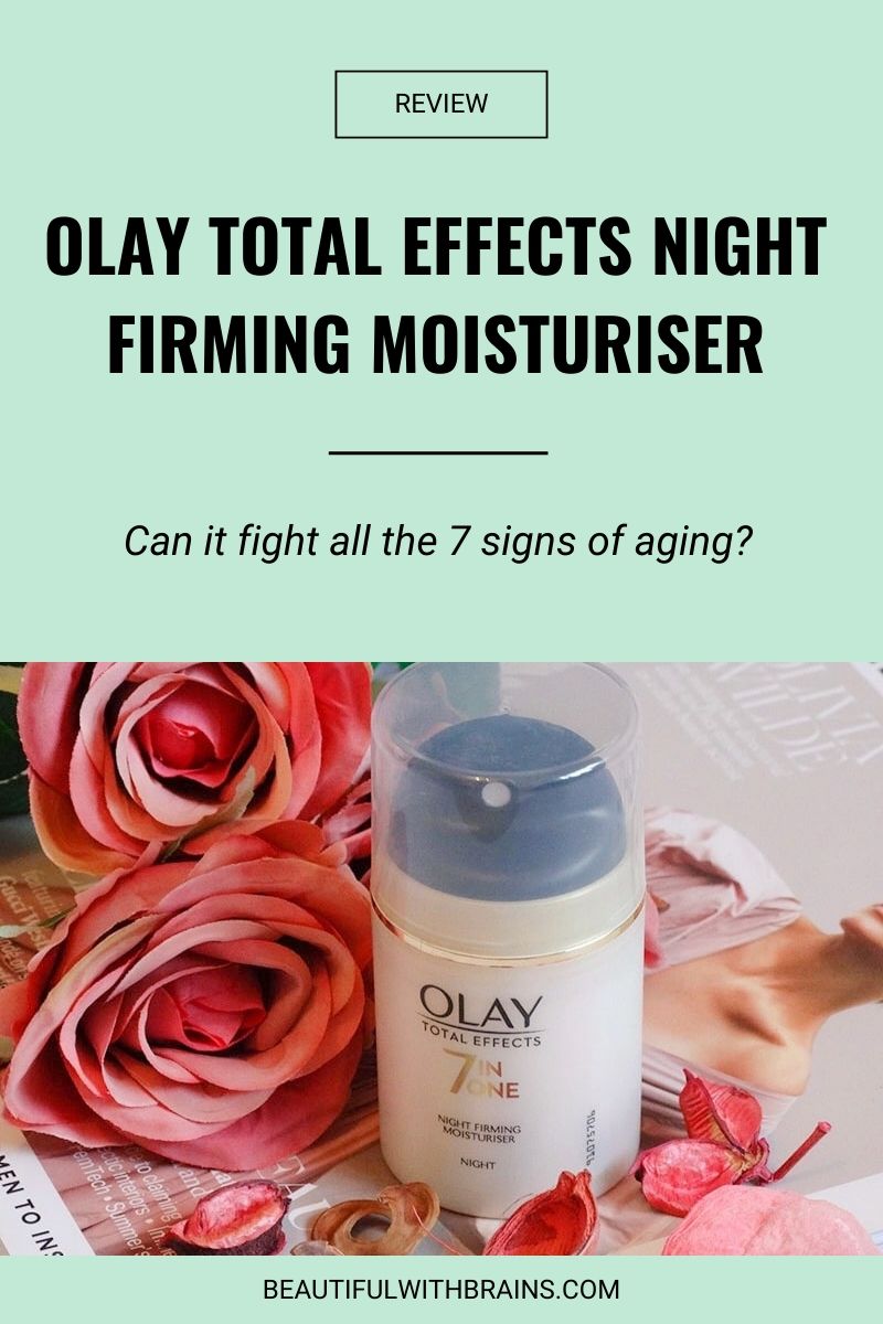 olay total effects 7 in 1 night firming moisturiser review