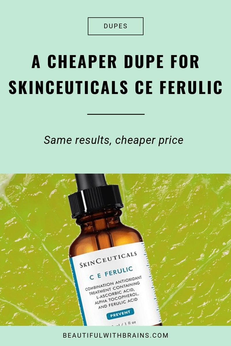 Paula's Choice C15 Booster a dupe for Skinceuticals CE Ferulic