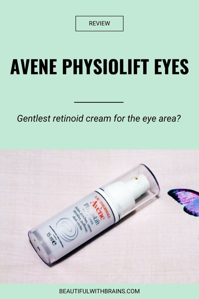 review avene physiolift eyes