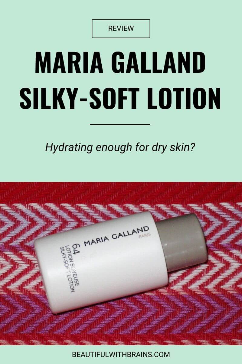 review maria galland silky soft lotion