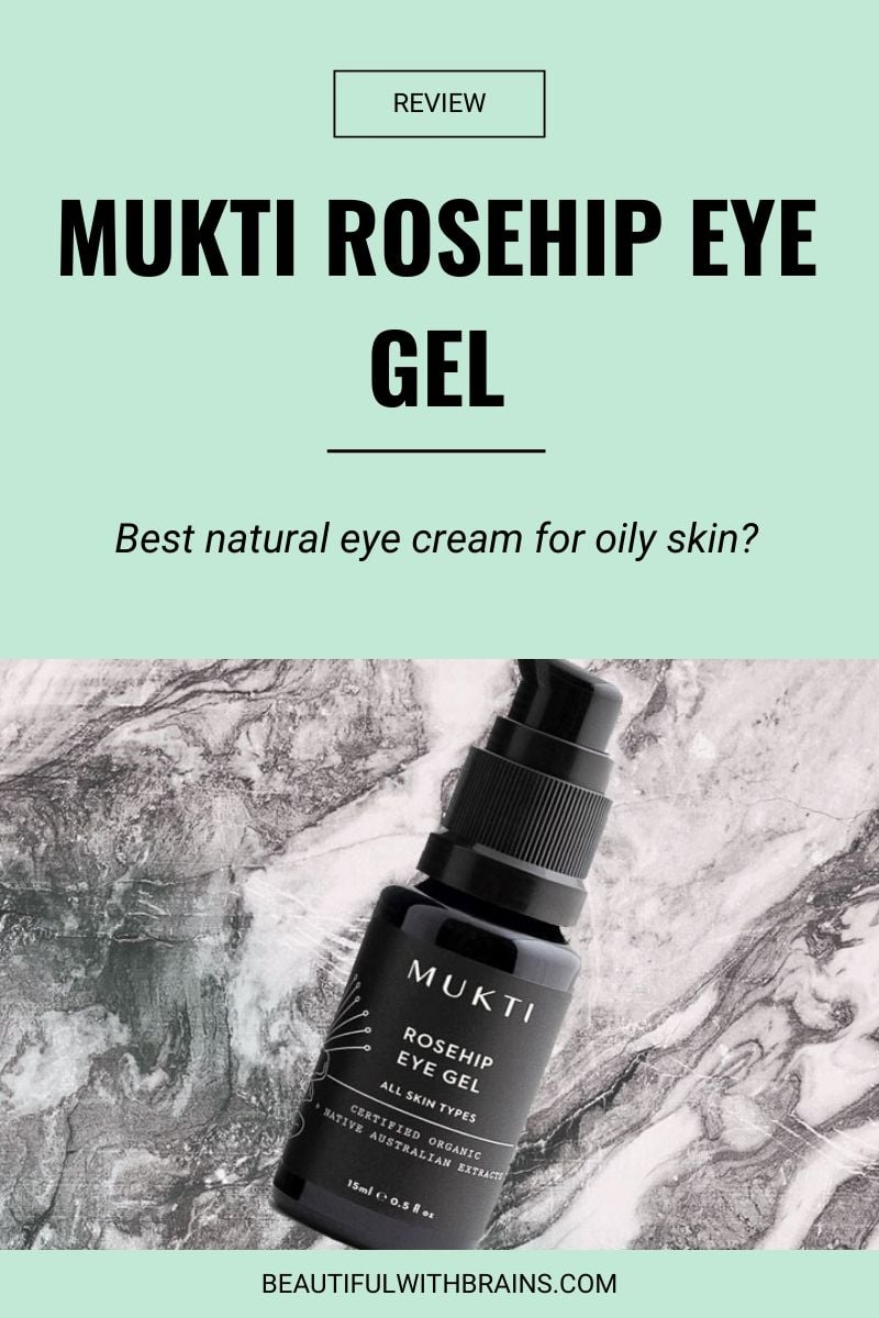 review mukti rosehip eye gel