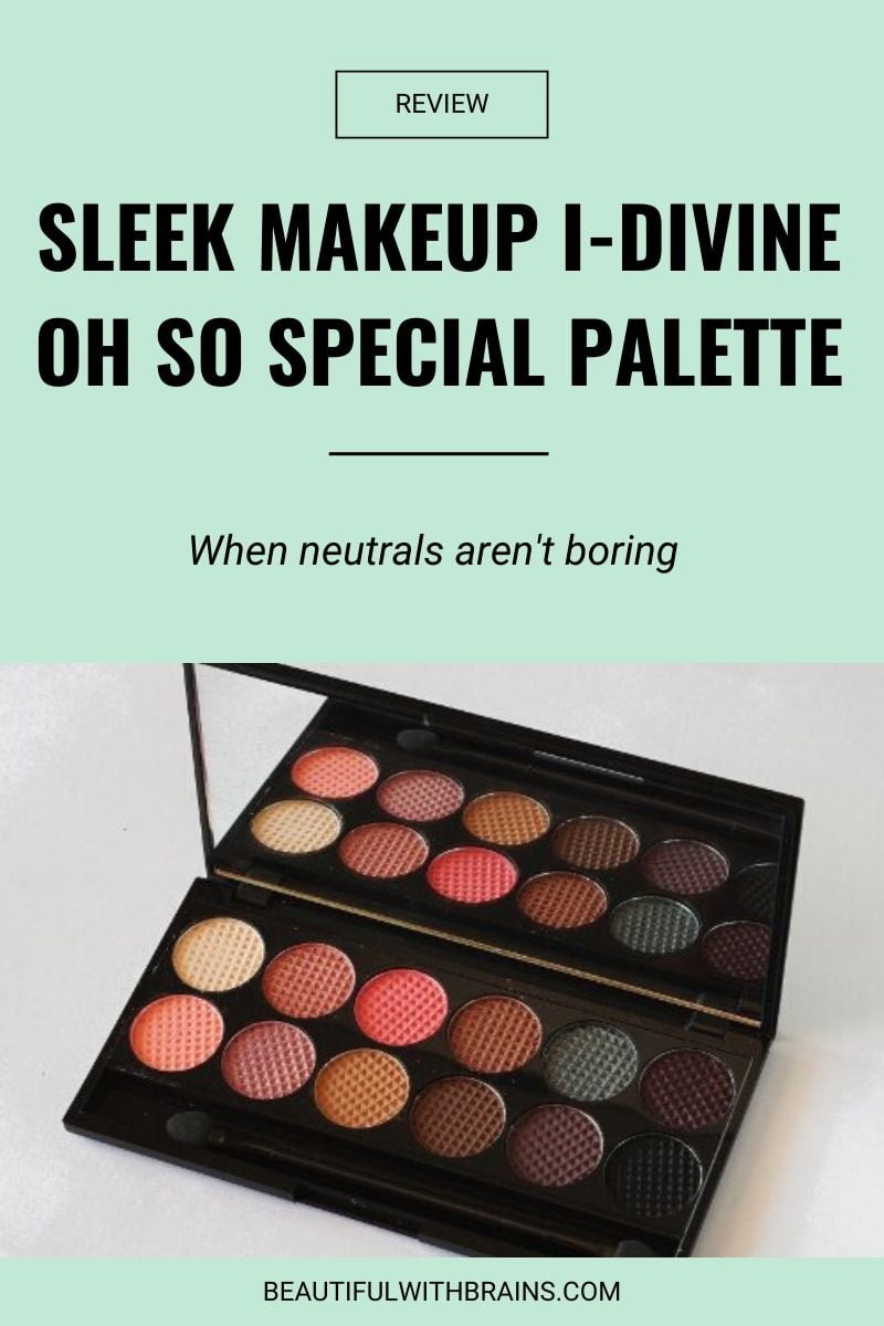 review sleek makeup i-divine oh so special eyeshadow palette