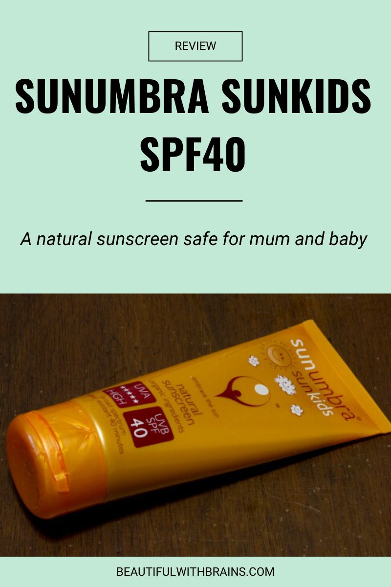 review sunumbra sunkids spf 40