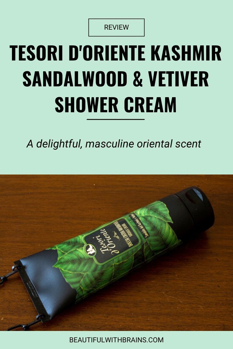 review tesori d'oriente sandlawood and vetiver shower cream