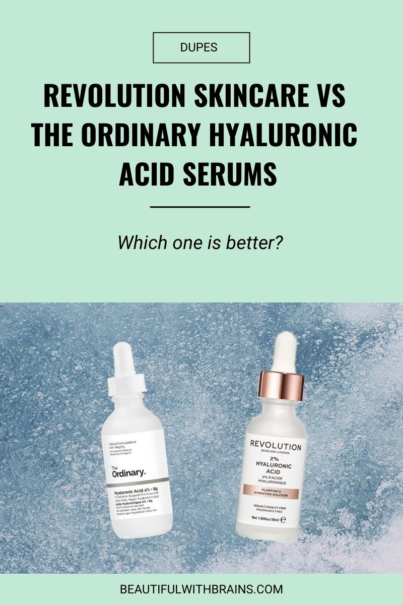 revolution vs the ordinary hyaluronic acid serums dupe