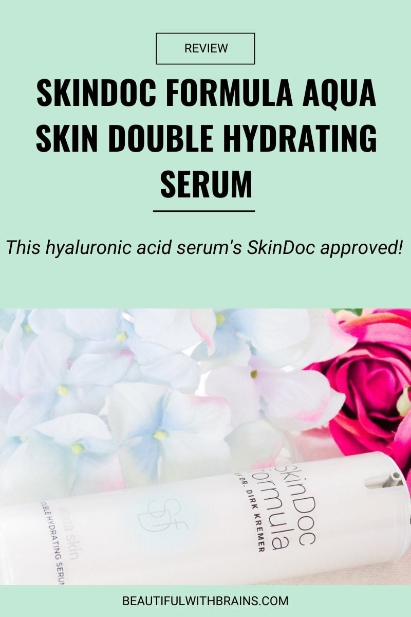 SkinDoc Formula Aqua Skin Double Hydrating Serum review