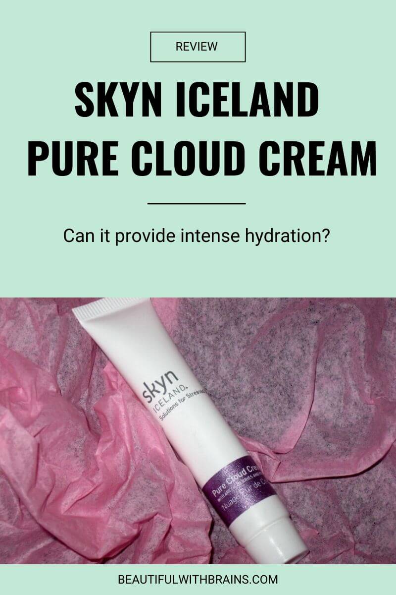 skyn iceland pure cloud cream review