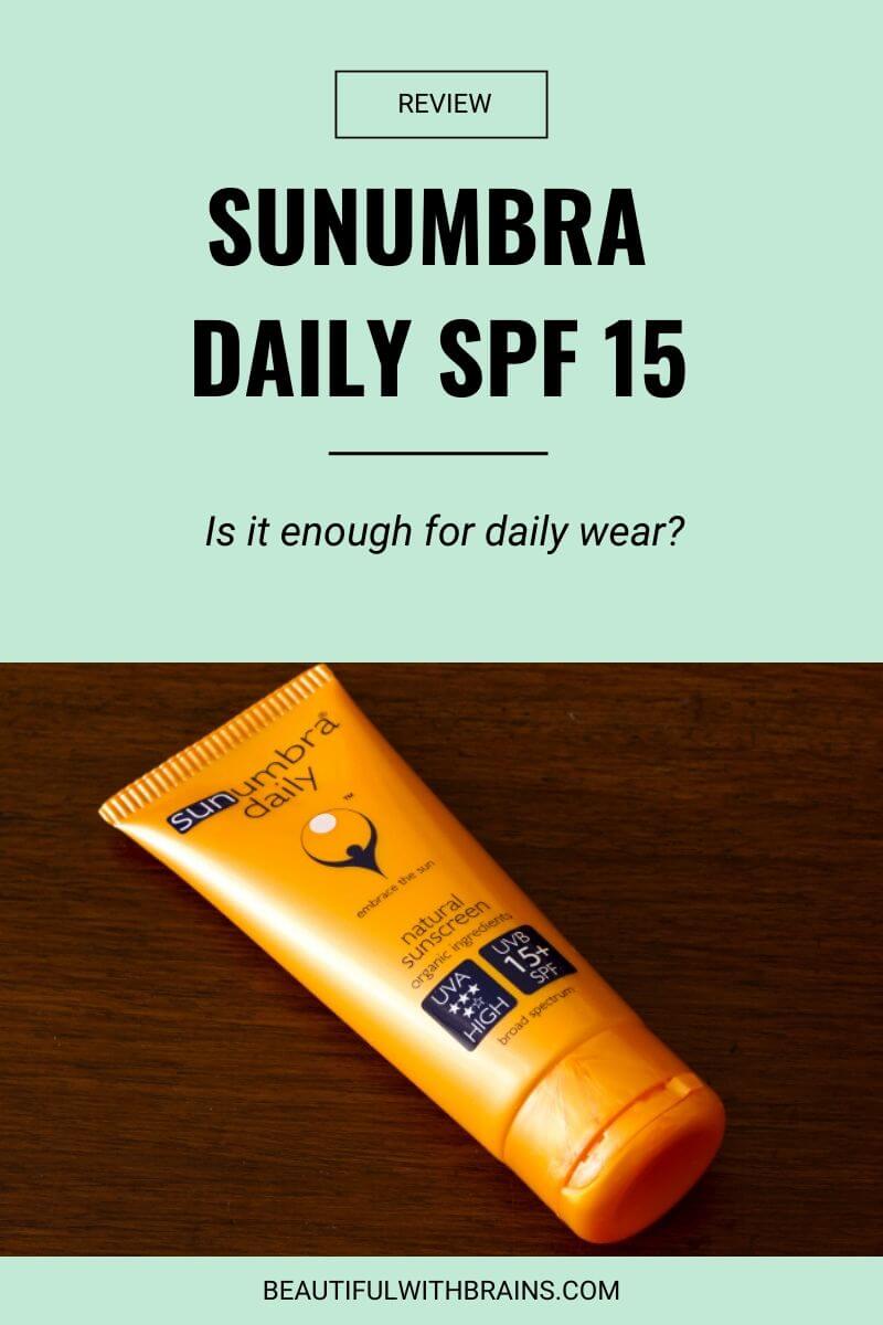 sunumbra daily spf 15