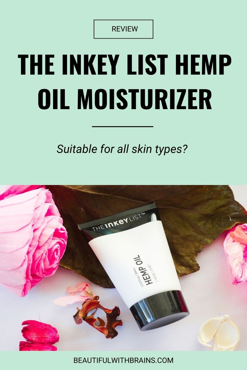 The Inkey List Hemp Oil Moisturizer review