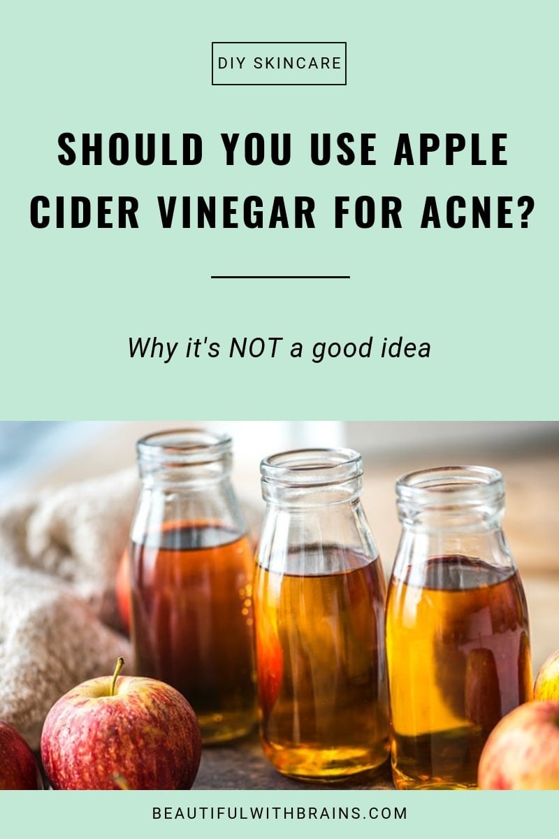 the truth about apple cider vinegar for acne