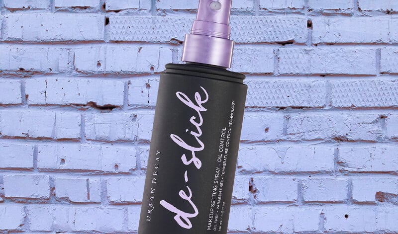 urban decay de-slick makeup setting spray