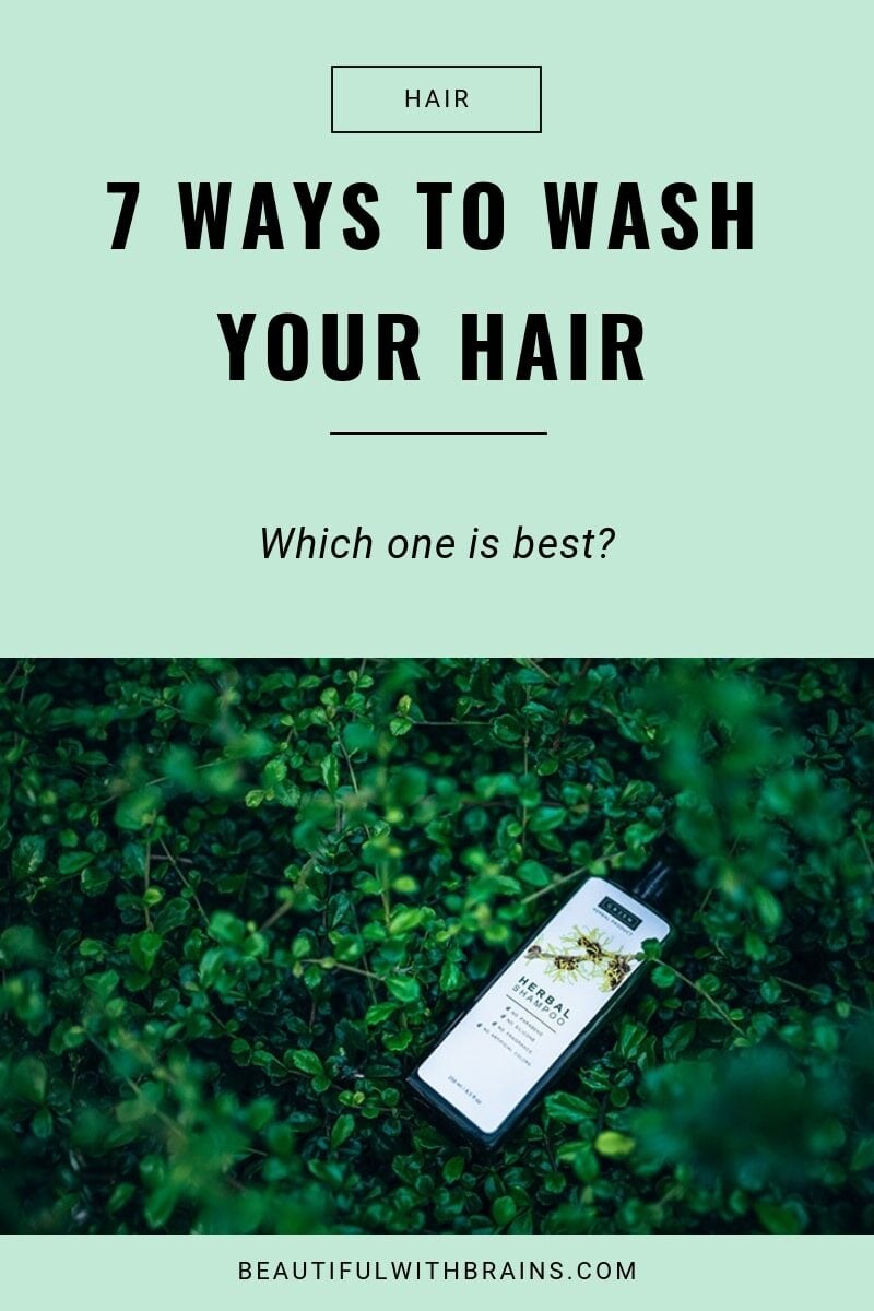 ways to wash your hair